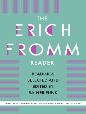 cover image of The Erich Fromm Reader